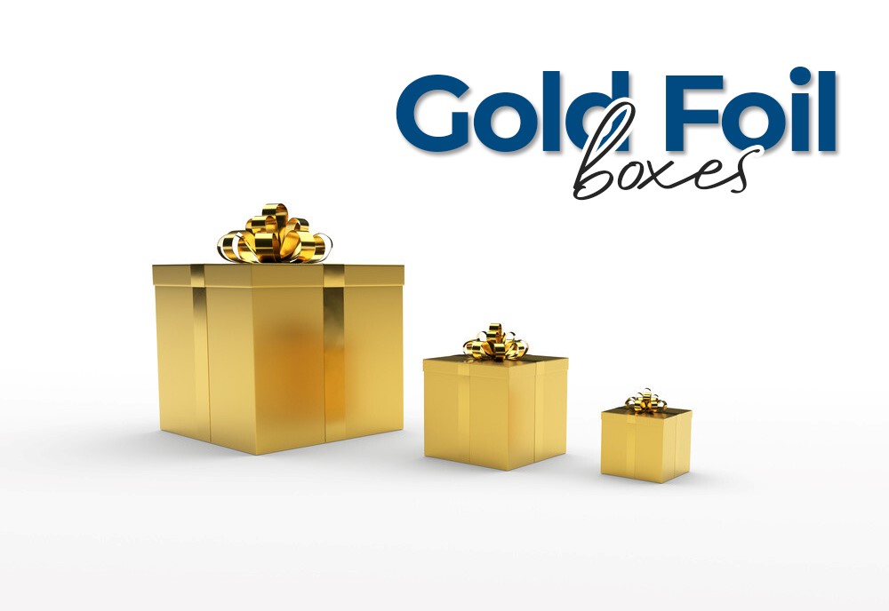 gold foil boxes