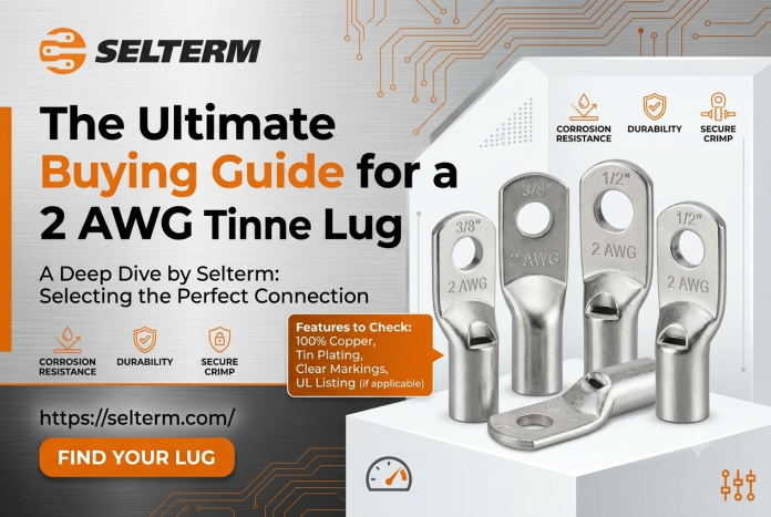 2 AWG Tinned Lug